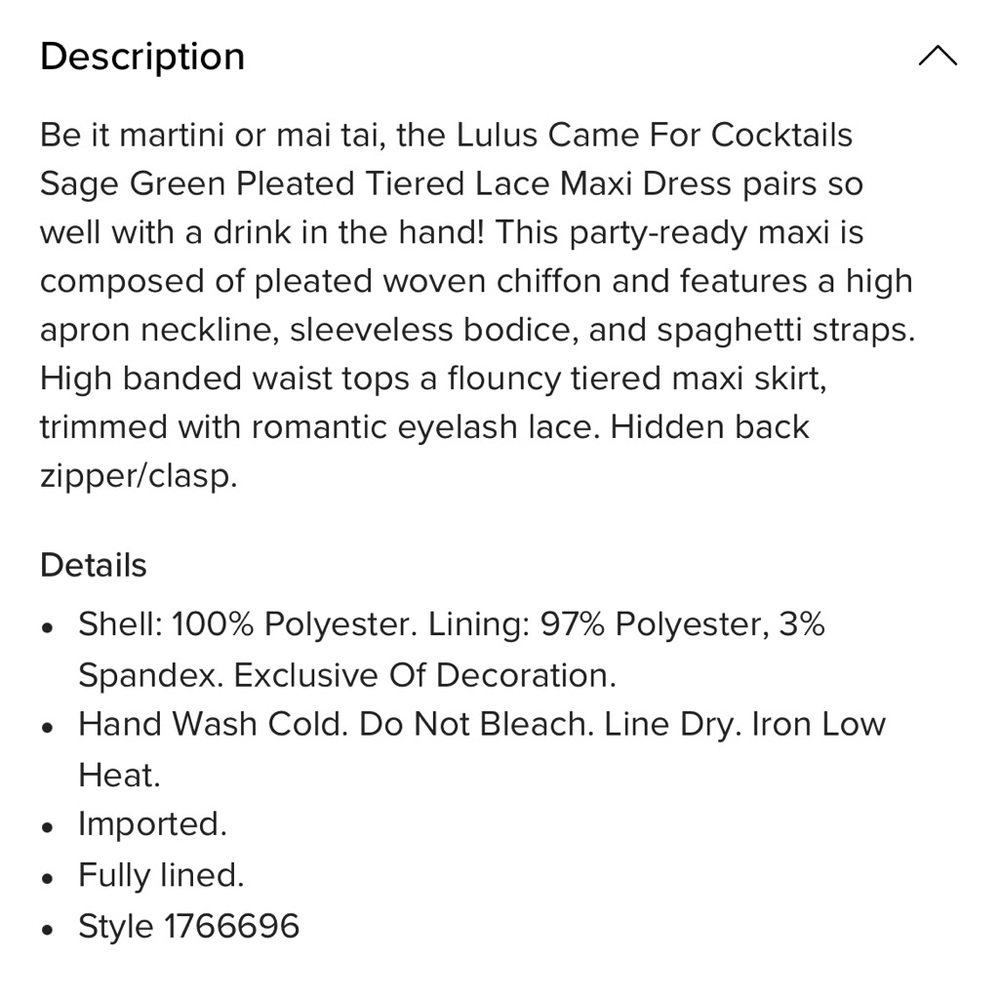 Lulu's Sage Green Tiered Pleated Midi Dress currently sold out in this size - Picture 9 of 9
